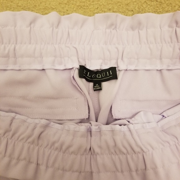 NEW! Eloquii Lilac Size 18 Crop Pants - Picture 3 of 6